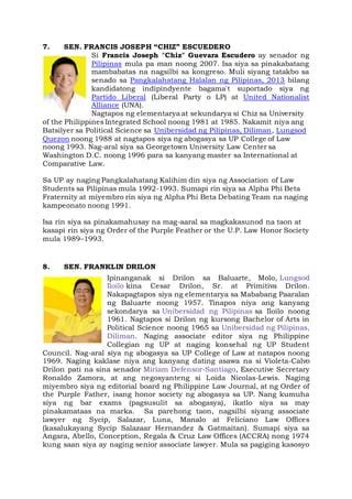 Pangkalahatang halalan sa Pilipinas, 2013 .
